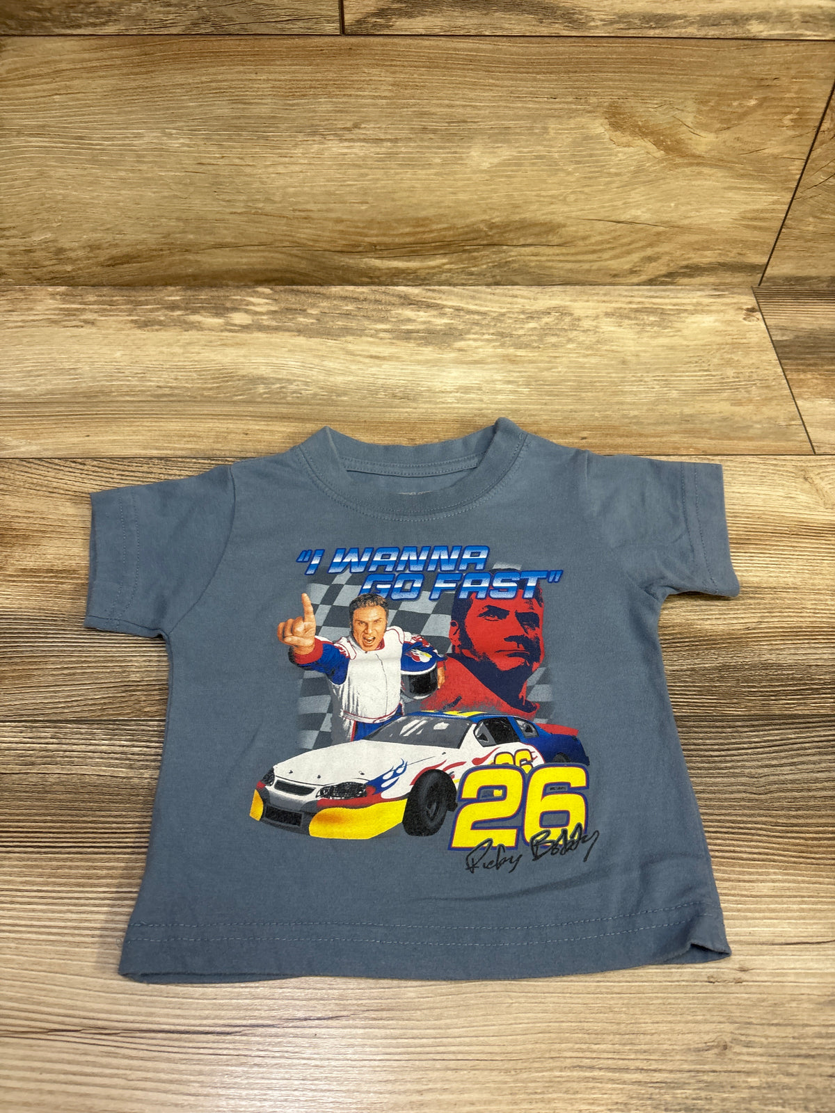 Talladega Nights Ricky Bobby Shirt Blue sz 12m