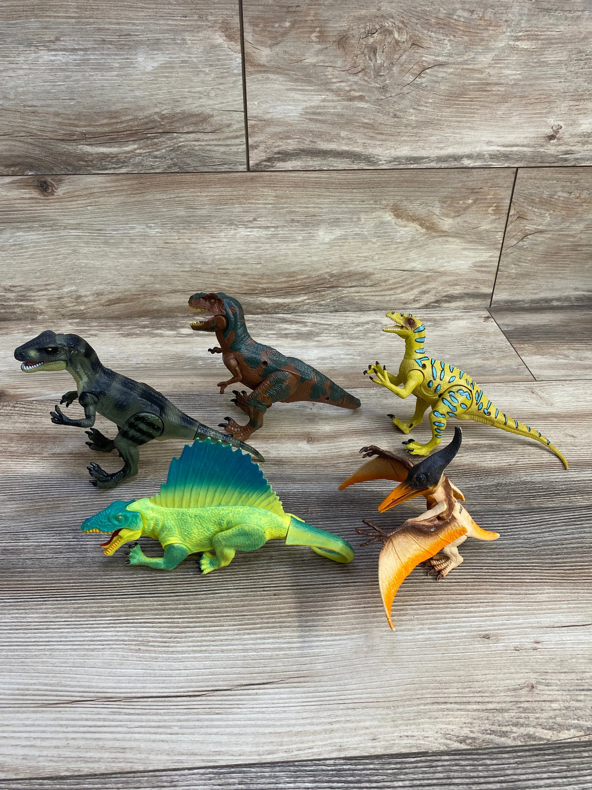 Kid Galaxy Dinosaur 5pk Posable Action Figures