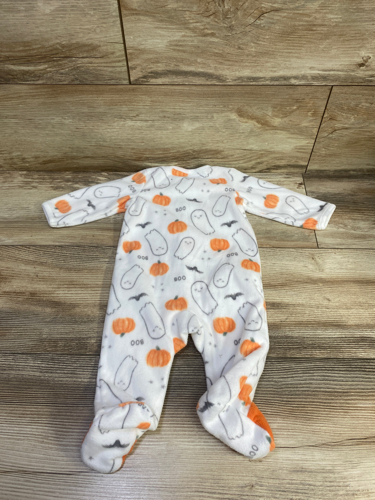 Just One You Ghost Print Blanket Sleeper White sz 3m