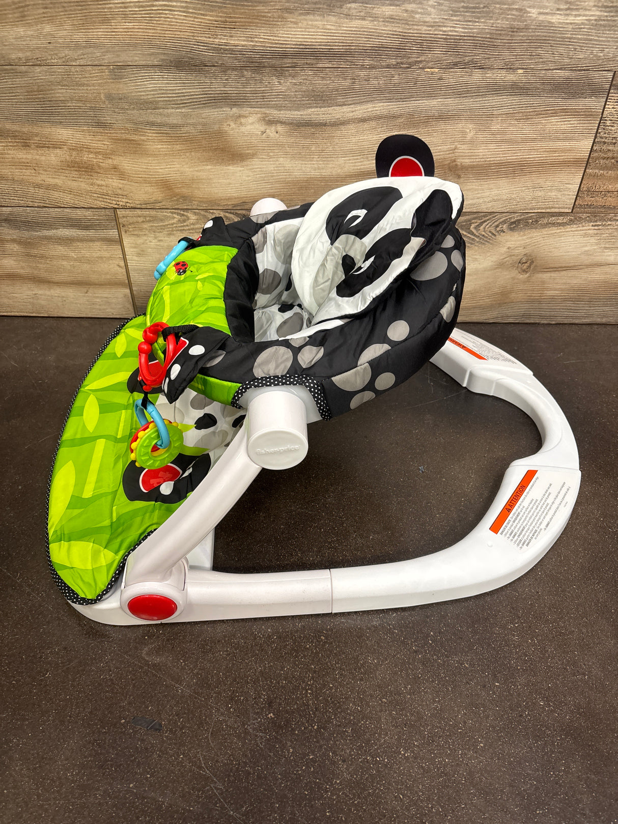 Fisher Price Sit-Me-Up Floor Seat in Panda Paws