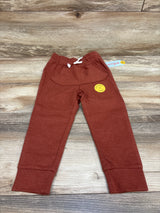 NEW Cat & Jack Ottoman Knit Joggers in Fiery Brown sz 3T