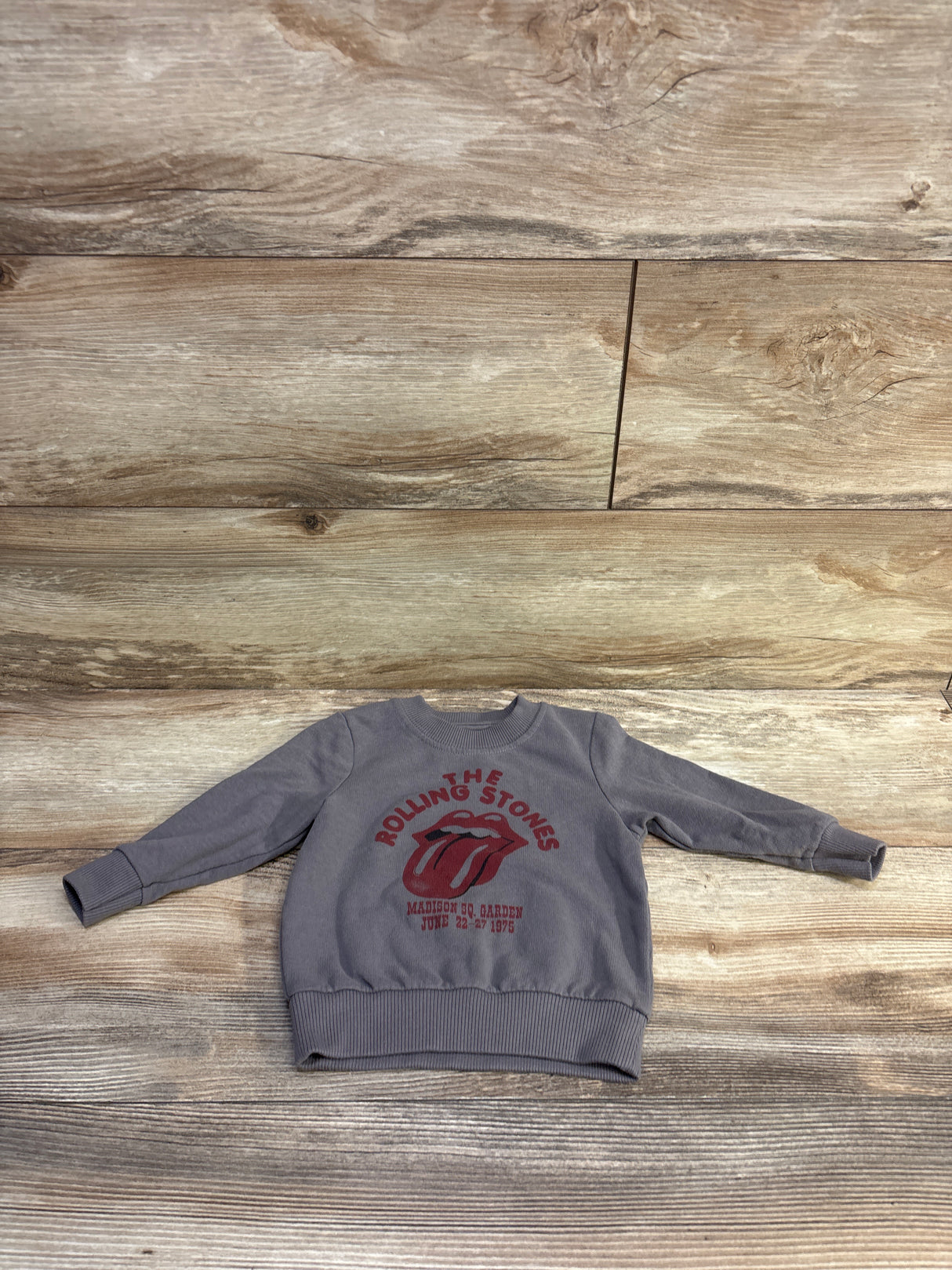 The Rolling Stones Pullover Sweatshirt Grey sz 12m