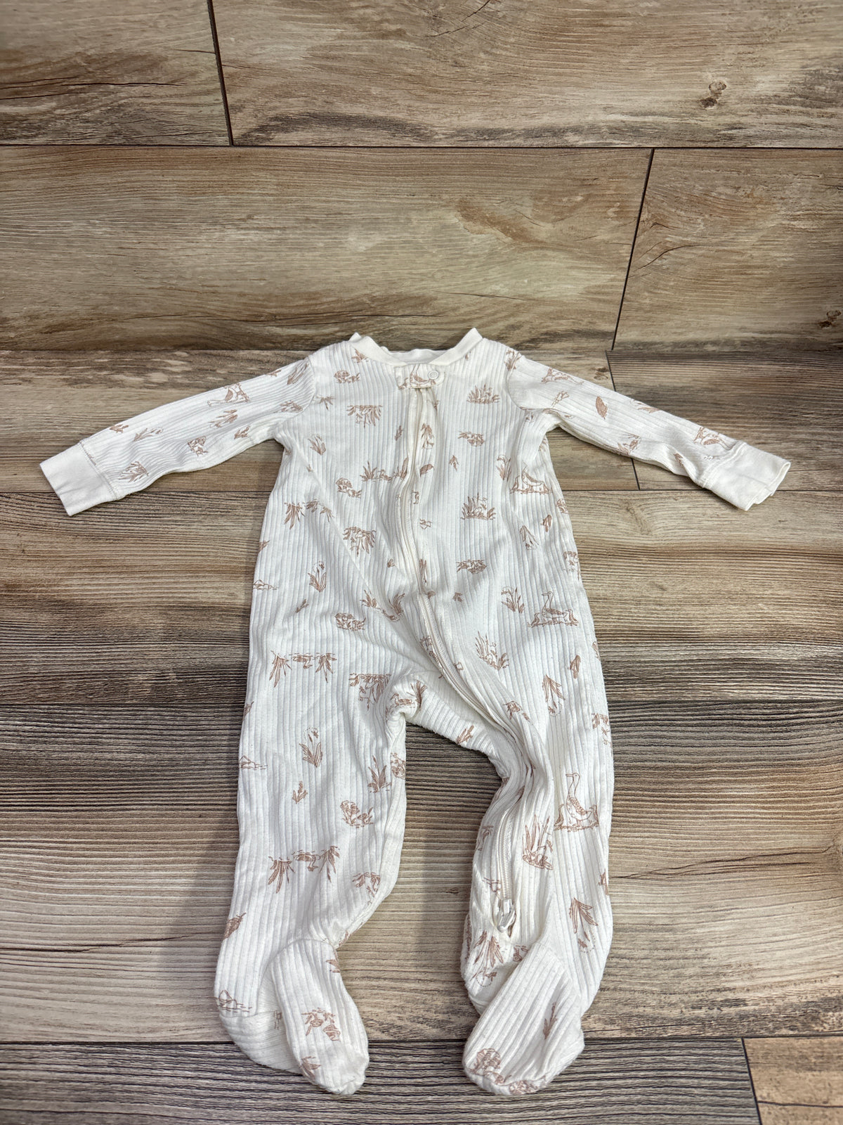 Carter's Ribbed Sleeper Ivory sz 9m