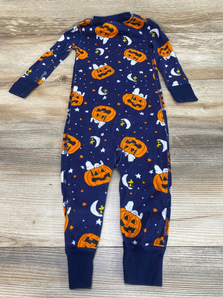Hanna Andersson Peanuts Halloween Zip Sleeper Navy sz 18-24m - Me n Mommy To Be