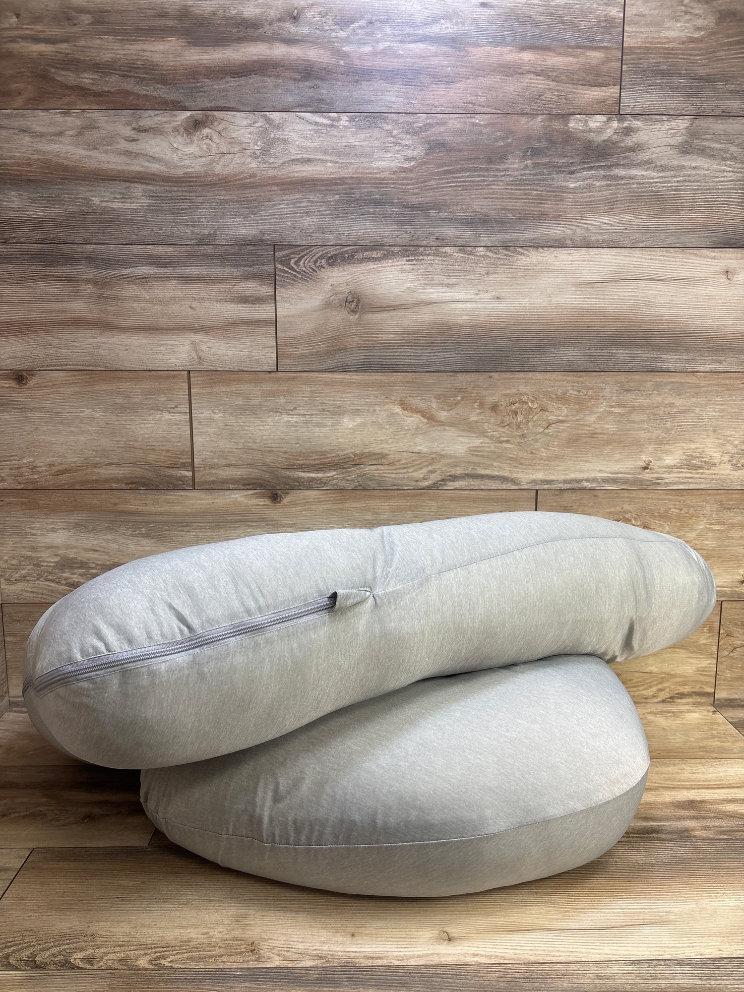 Momcozy U Shaped Pregnancy Body Pillow, Grey