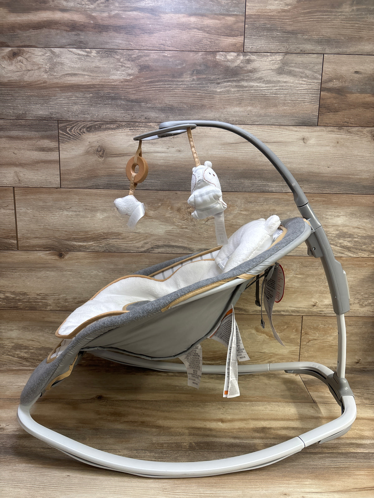 Ingenuity Boutique Convertible Rocker & Stationary Seat in Bella Teddy