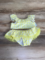 NEW Cat & Jack 2pc Gingham Swimsuit Set Yellow sz 4T