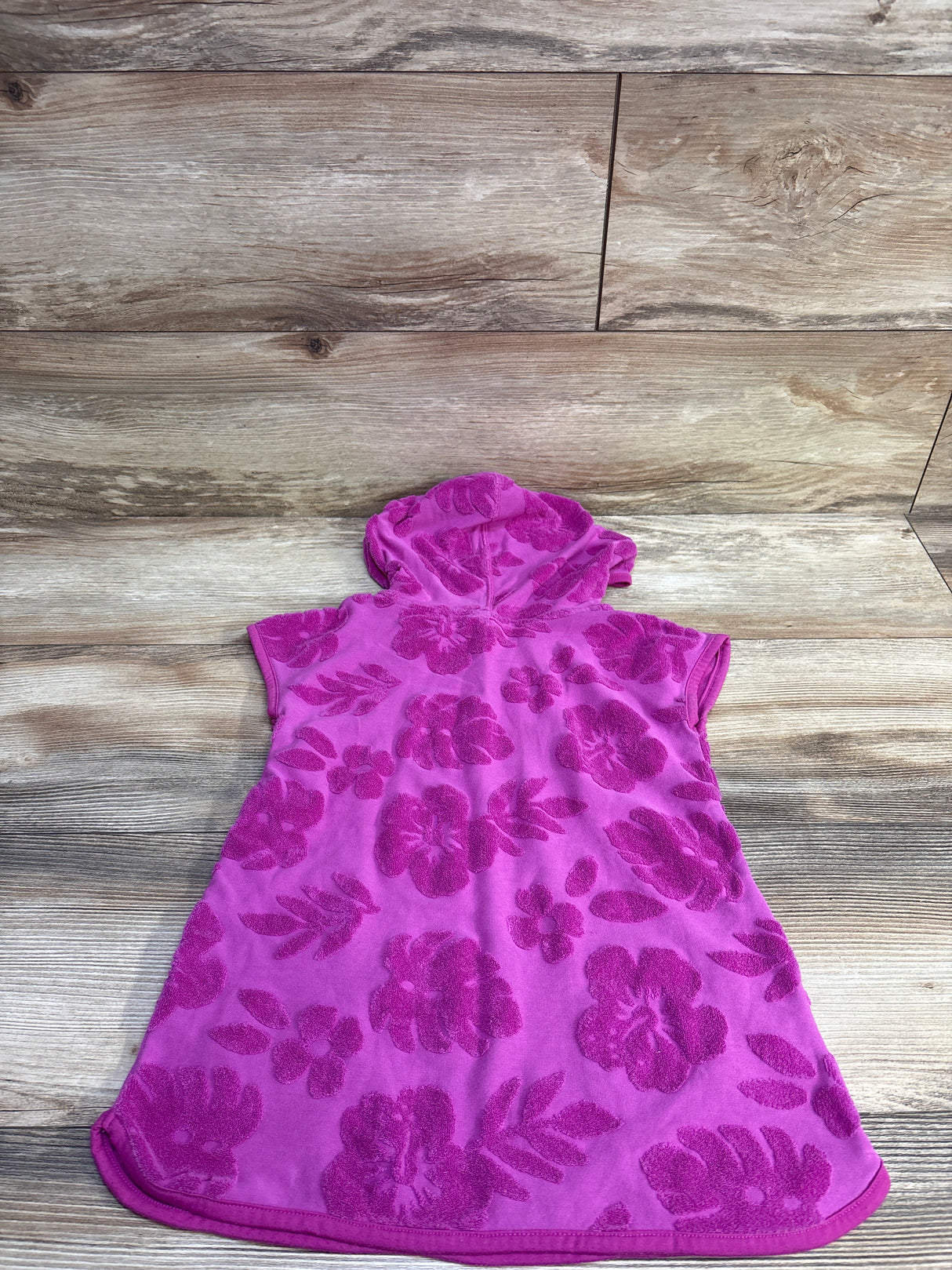 Cat & Jack Terry Cloth Swim Cover Up Purple sz 4T