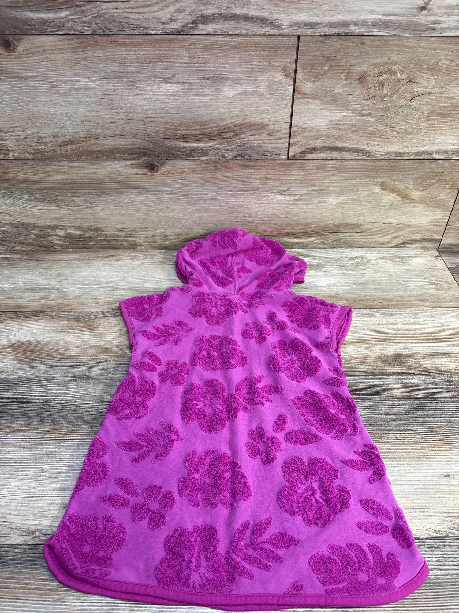 Cat & Jack Terry Cloth Swim Cover Up Purple sz 4T