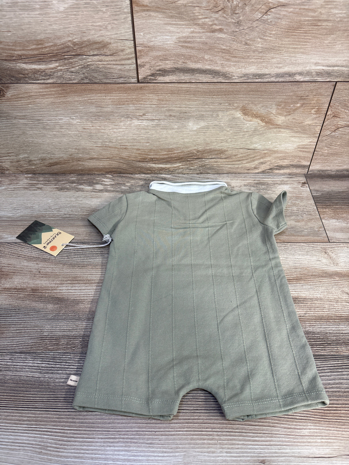 NEW Bearpaw Polo Shortie Romper Green sz 3/6m
