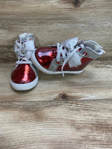 Ground Up Baby Sequin High Tops Red Sz 6c