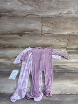 NEW Cloud Island 2pk So Very Soft Modal Blend Sleepers Pink sz 6-9m