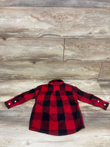 Buttons and Thread Buffalo Plaid Long Sleeve Button-Up Shirt Red sz 24m