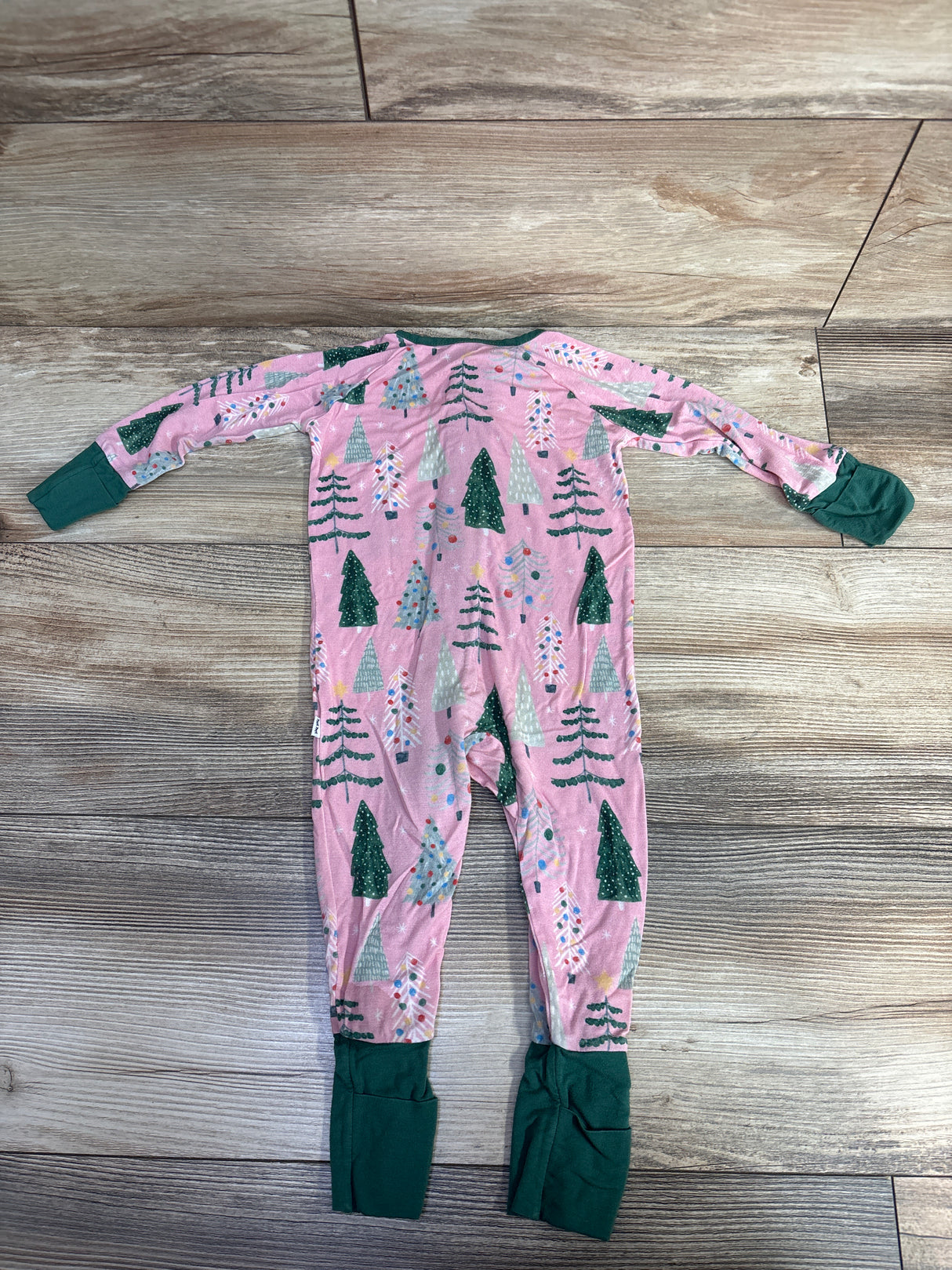 Little Sleepies Twinkling Trees Zippy Pink sz 3-6m