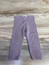 Zara Ribbed Leggings Purple sz 12-18m