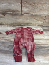 Modern Moments Knit Henley Coverall Red sz 0-3m