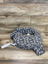 My Brest Friend Original Nursing Pillow Grey Flowing Fans