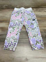 NEW Okie Dokie Fleece Floral Jogger Pant sz 18m