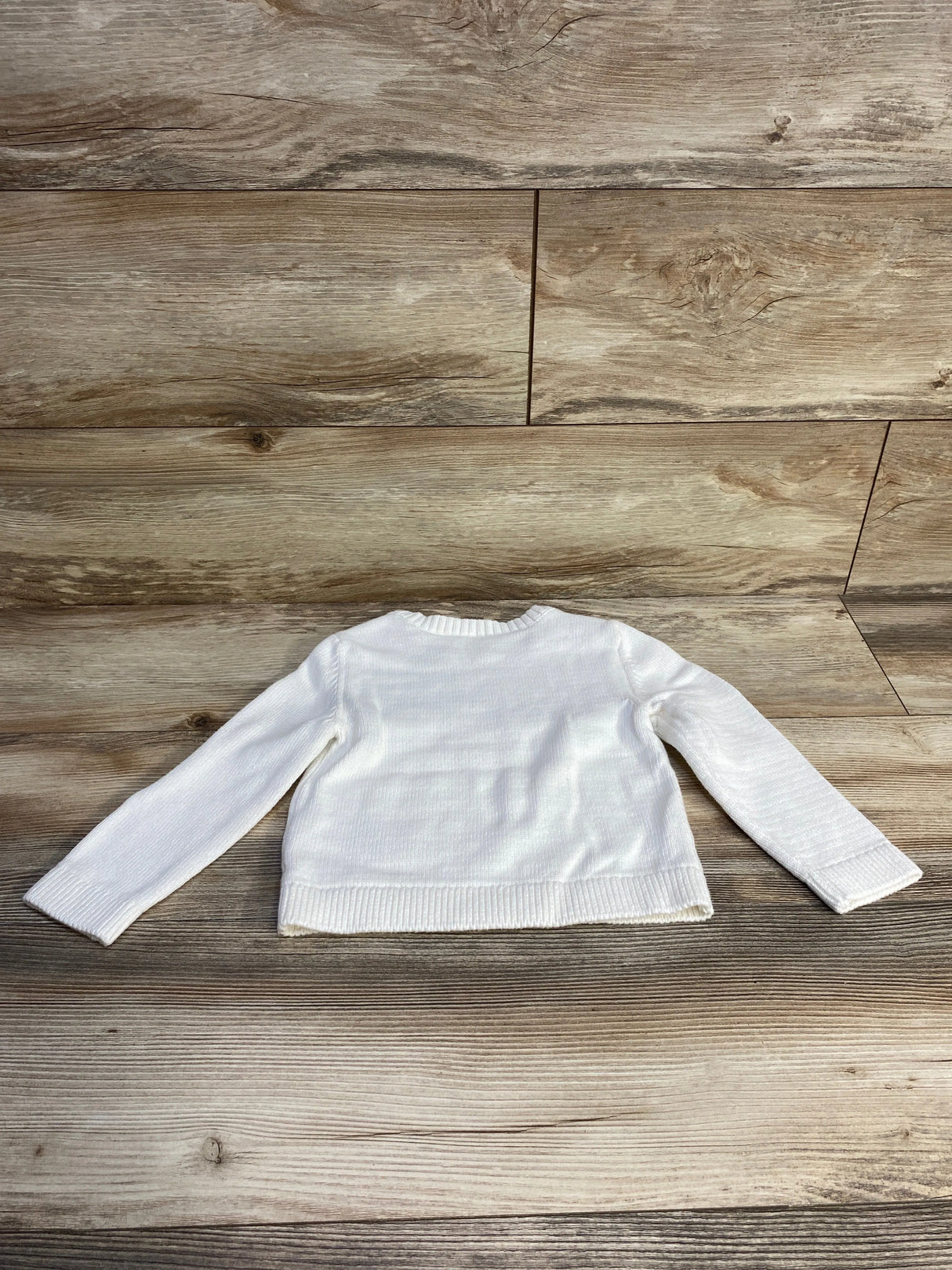 Carter's Floral Knit Sweater White sz 3T - Me n Mommy To Be