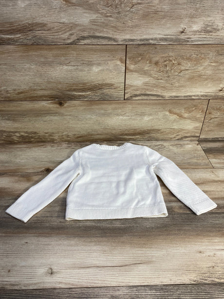 Carter's Floral Knit Sweater White sz 3T - Me n Mommy To Be