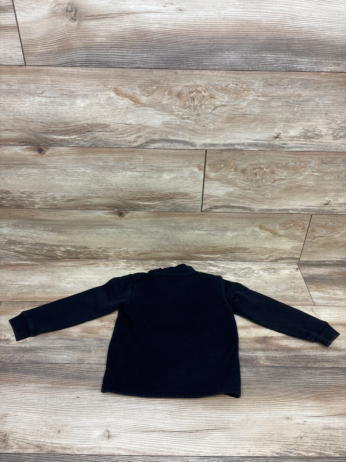Reebok Quarter Zip Sweatshirt Black sz 3T