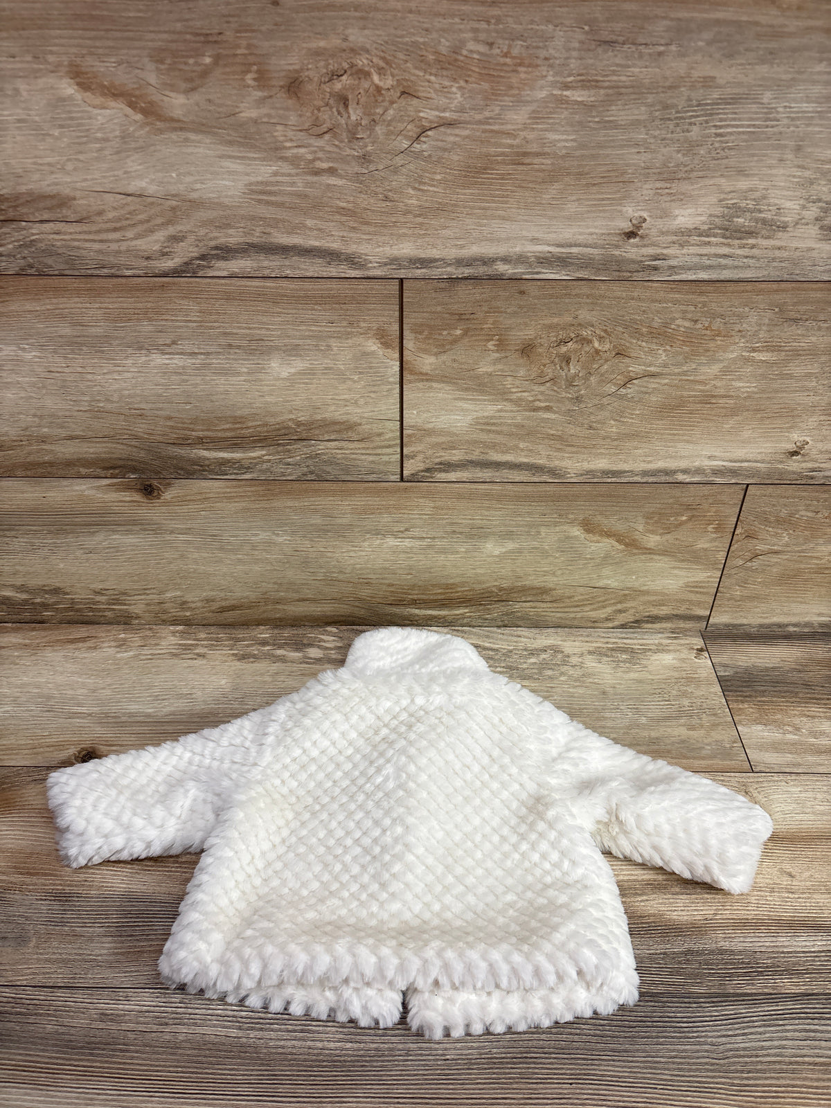 Cat & Jack Faux-Fur Collared Jacket Cream sz 3-6m
