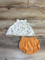 Little Co. 2pc Sea Dress & Bloomers White sz 3m