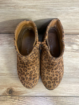 Cat & Jack Penelope Leopard Pint Booties Sz 7c