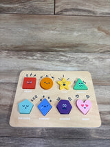 Gigglescape Wooden Shapes Puzzle 8pc