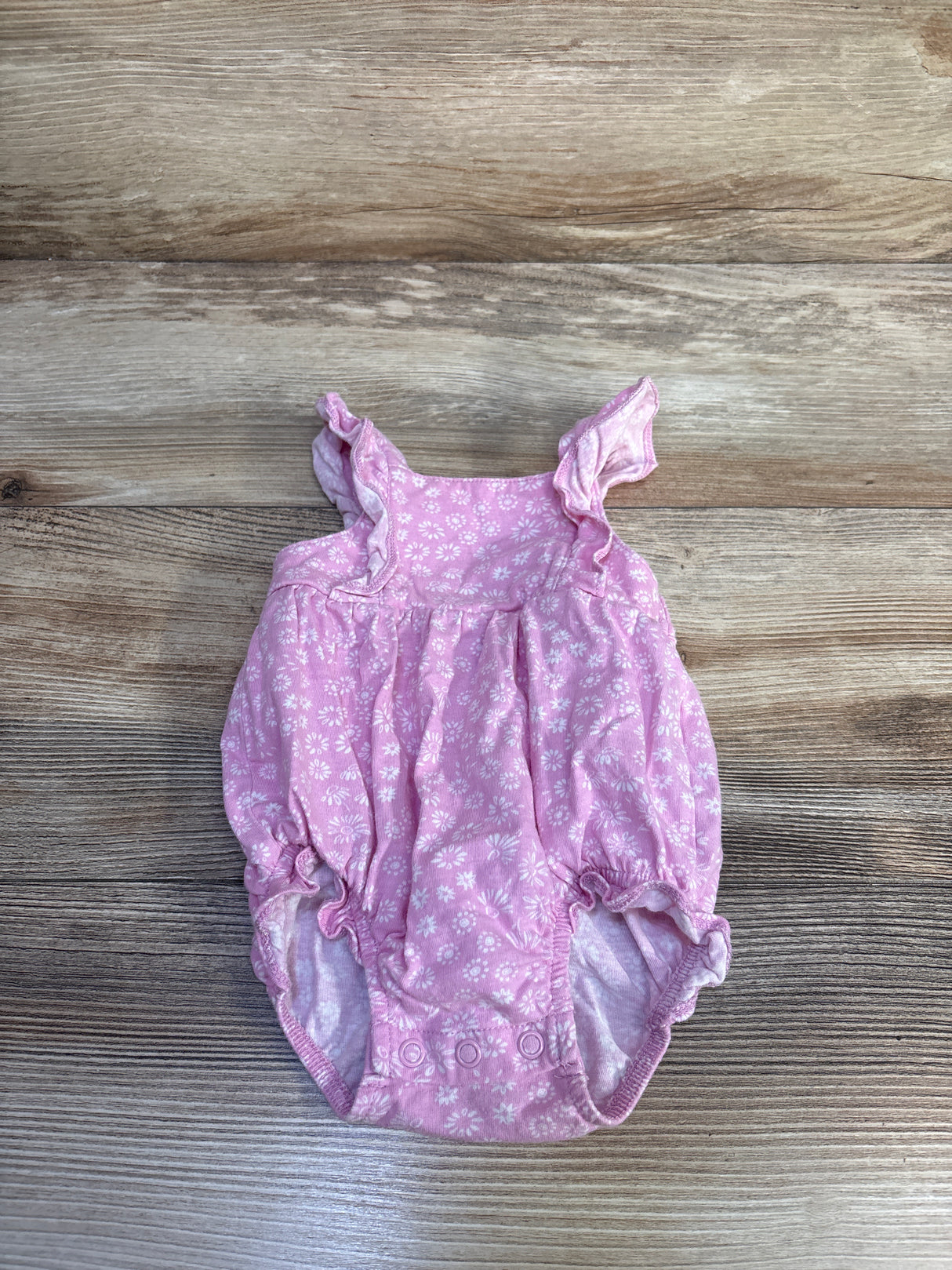 Carter's Floral Bubble Romper Pink sz 3m