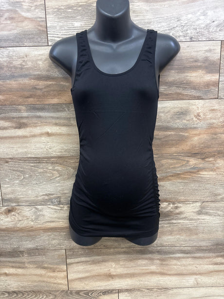 Motherhood Ruched Tank Top Black sz Small - Me n Mommy To Be