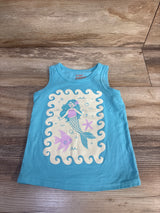 Cat & Jack Mermaid Tank Top Blue sz 2T