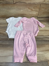 Nike 3pc Bodysuit & Joggers Set Pink sz 3m
