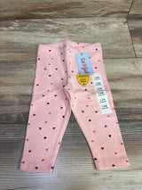NEW Cat & Jack Leggings Pink sz 12m