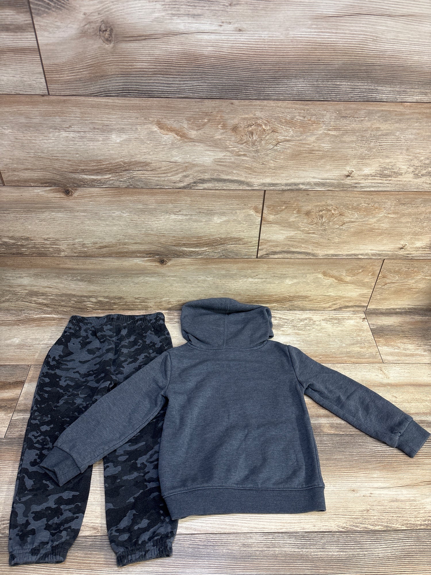 Under Armour 2pc Pullover Hoodie & Joggers Set Grey sz 4T