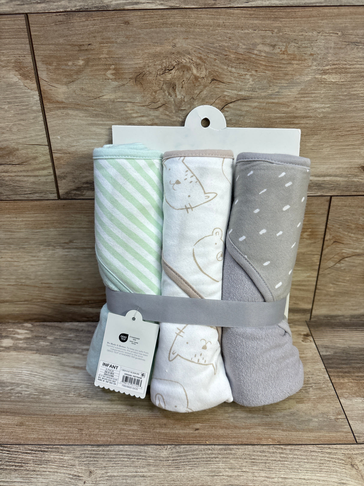 NEW Cloud Island 3pk Hooded Towels
