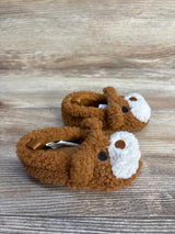 Wonder Nation Plush Bear Slippers, Brown sz 4c