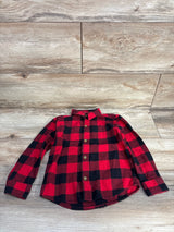 Jumping Beans Buffalo Checkered Flannel Red sz 3t