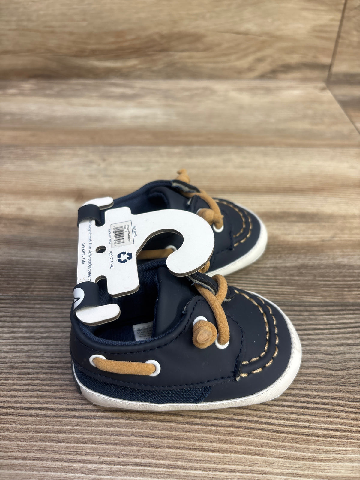 NEW Sperry Crib Boat Shoes Navy sz 3c
