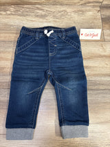 NEW Cat & Jack Denim Drawstring Pants Blue sz 12m
