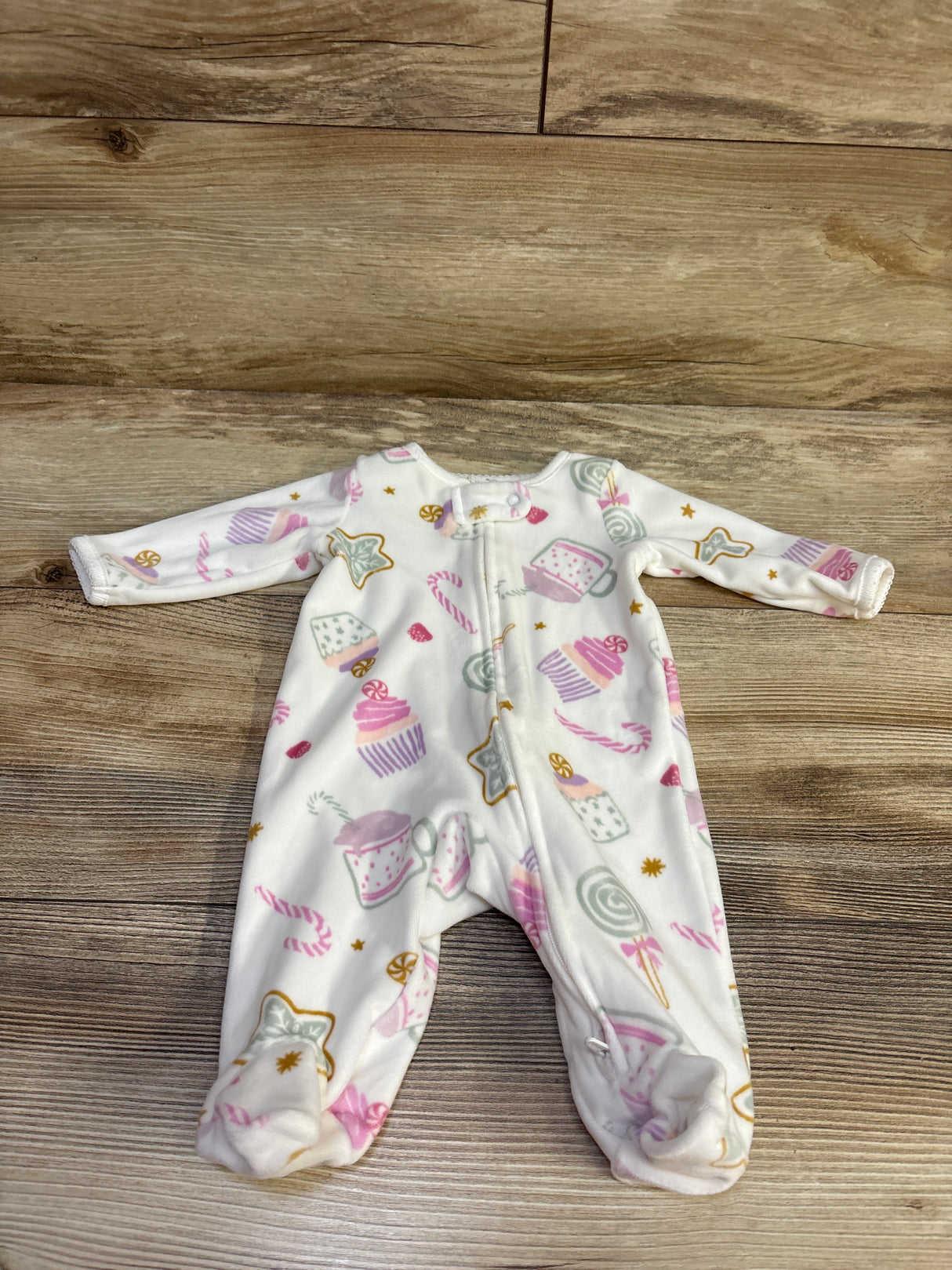 Just One You Blanket Sleeper White sz Newborn
