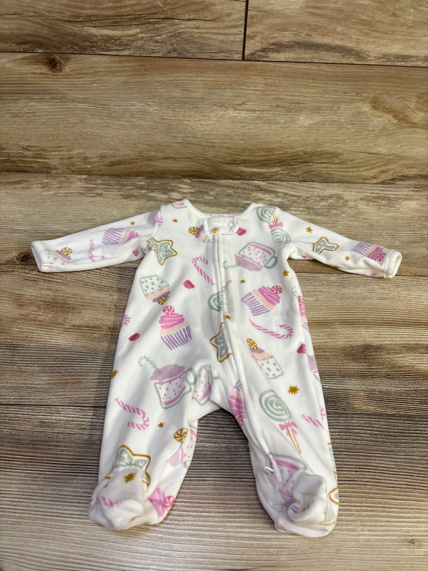 Just One You Blanket Sleeper White sz Newborn