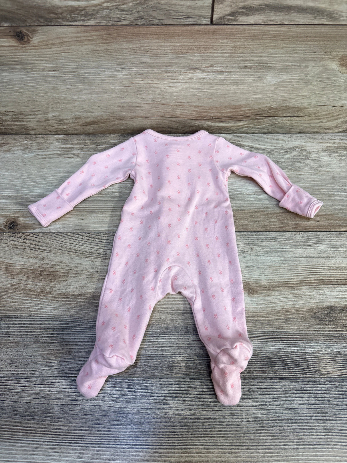 Child Of Mine Floral Little Sister Sleeper Pink sz Preemie