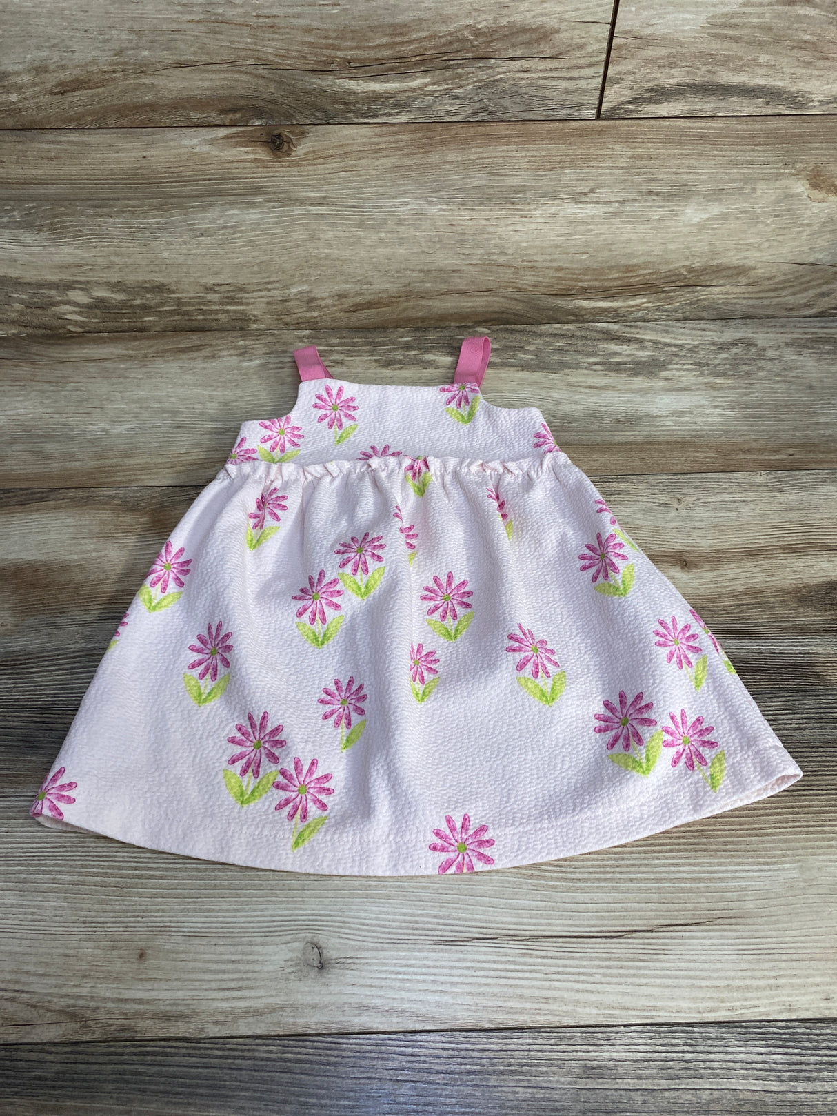 Zara Floral Sleeveless Dress Pink sz 18-24m