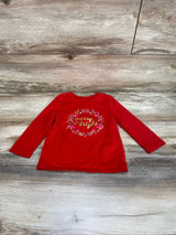 Cat & Jack Merry & Bright Shirt Red sz 2T - Me n Mommy To Be