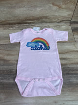 NEW Laughing Giraffe Aloha Bodysuit Pink sz 6-12m