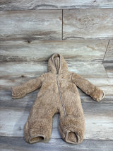 Nike Sherpa Bunting Brown sz Newborn