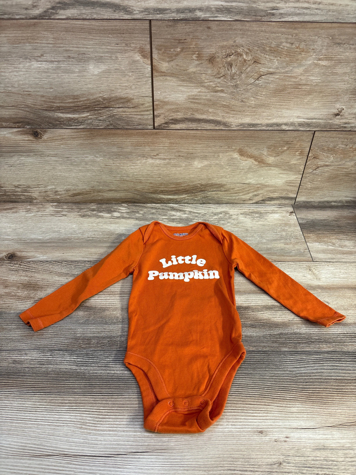 Old Navy Little Pumpkin Bodysuit Orange sz 12-18m - Me n Mommy To Be