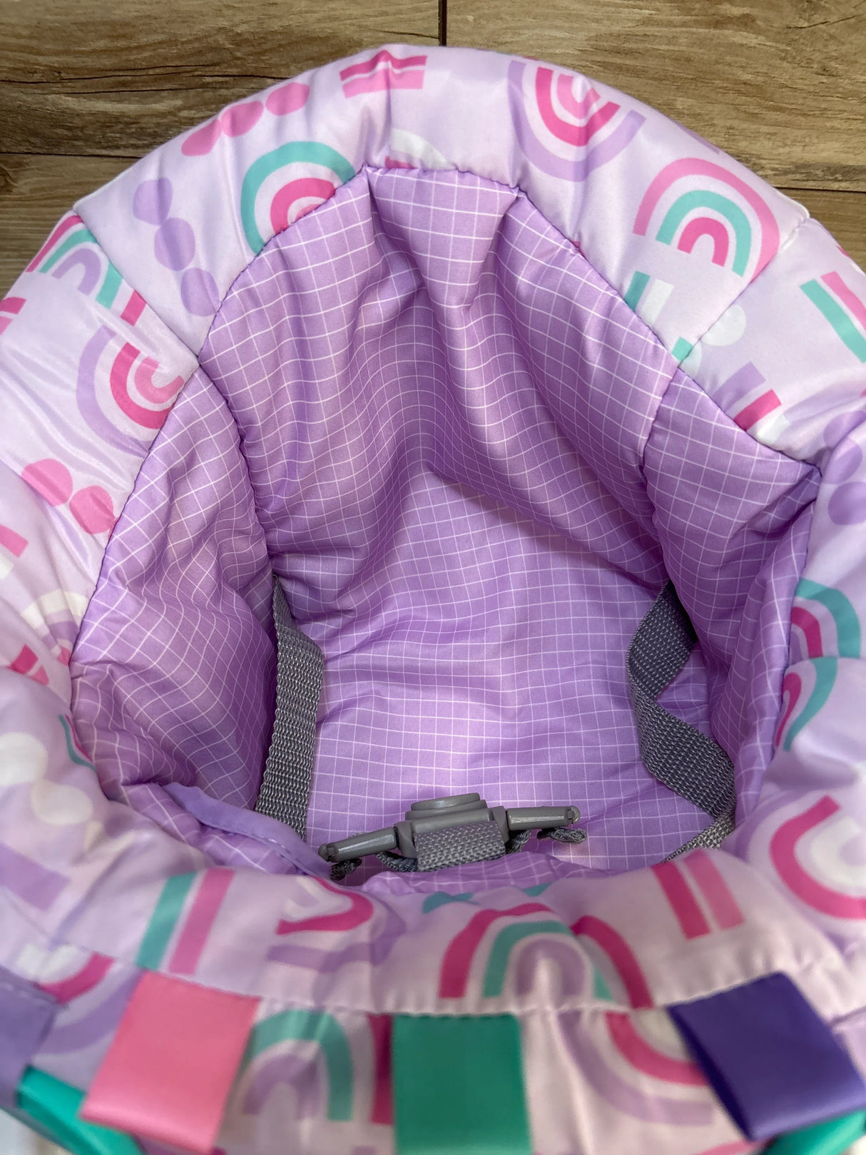 Bright Starts 2-in-1 Sit-Up Infant Floor Seat Purple