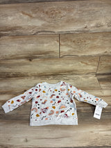 NEW Disney Junior Minnie Mouse Rainbow Sweatshirt Grey sz 2T